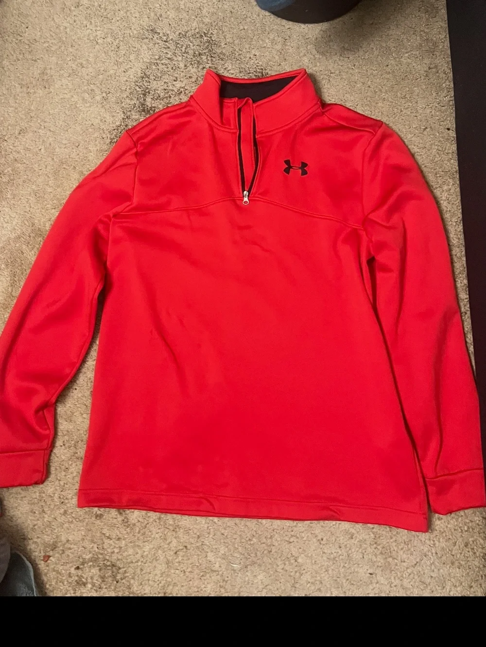 Under Armour Red Men’s Quarter-Zip Performance Jacket